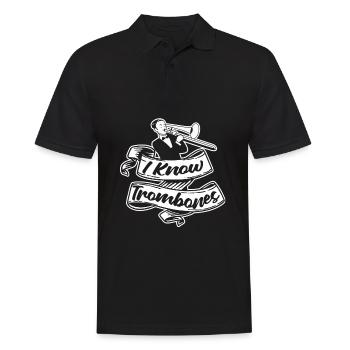 Trombone - Polo Homme - noir - Devant - Kai (181cm)