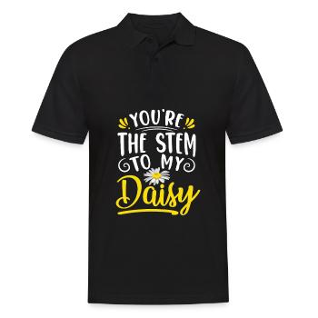 Hobby Jardinier Jardinier Fleur d’Oie - Polo Homme - noir - Devant - Kai (181cm)