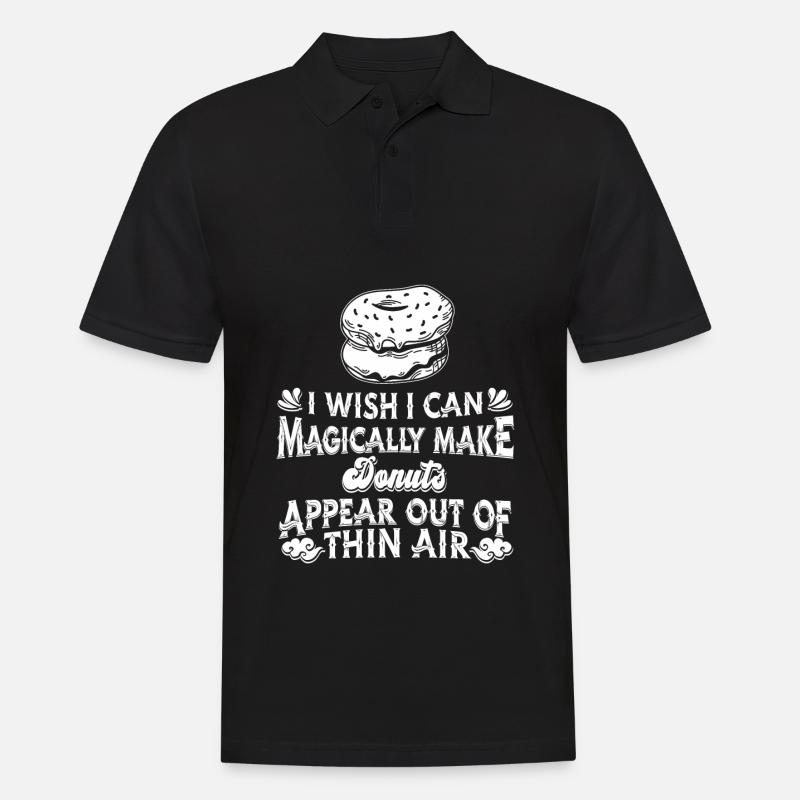 Donut Doughnut - Männer Poloshirt - Schwarz