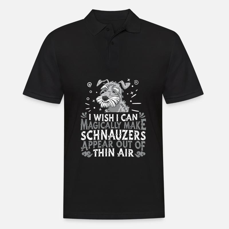 Schnauzer Chien Géant Schnauzer - Polo Homme - noir