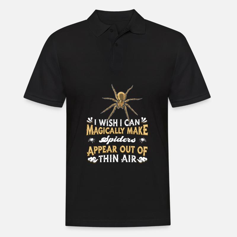 Spinne Haustier - Männer Poloshirt - Schwarz