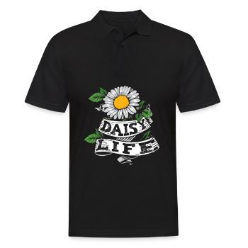Hobby Jardinier Jardinier Fleur d’Oie - Polo Homme - noir - Devant - Kai (181cm)