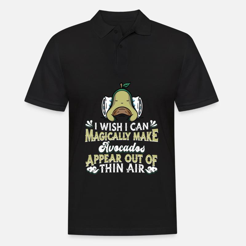 Avocado - Männer Poloshirt - Schwarz