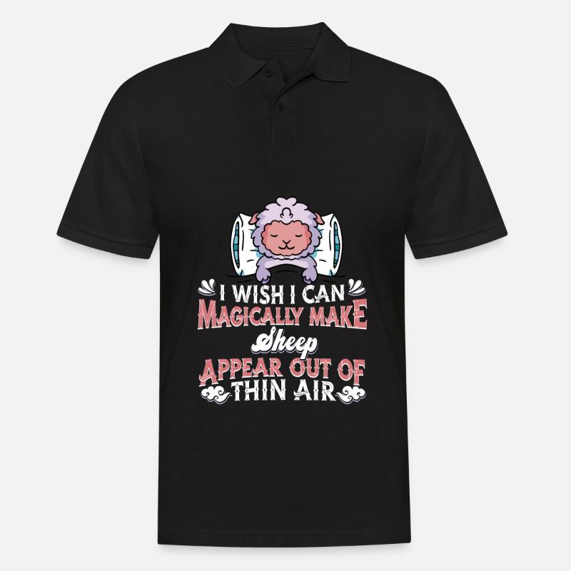 Schaf Schäfer - Männer Poloshirt - Schwarz