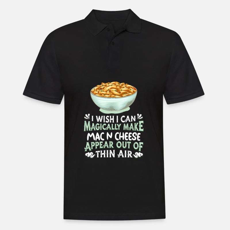Mac N Cheese - Männer Poloshirt - Schwarz