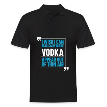 Vodka Wodka - Männer Poloshirt - Schwarz - Vorne - Kai (181cm)
