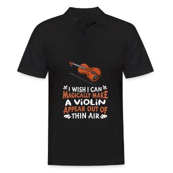 Violoniste Violoniste Violon Violon - Polo Homme - noir - Devant - Kai (181cm)