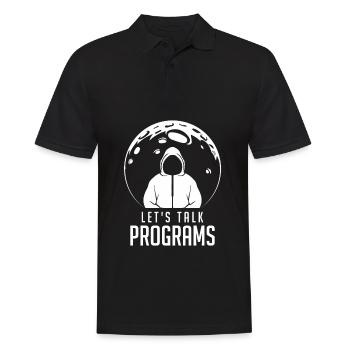 Programmer Coder Software Developer - Men's Polo Shirt - black - Front - Kai (181cm)