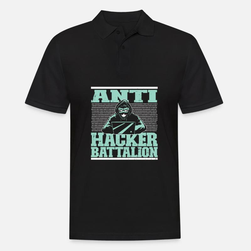 Programmierer Coder Software Entwickler - Männer Poloshirt - Schwarz