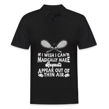 Squash - Männer Poloshirt - Schwarz - Vorne - Kai (181cm)