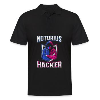 Programmeur Coder Développeur de logiciels - Polo Homme - noir - Devant - Kai (181cm)