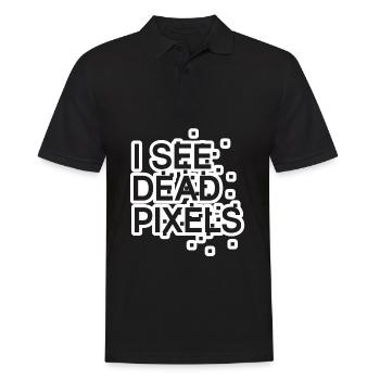 Programmeur Coder Développeur de logiciels - Polo Homme - noir - Devant - Kai (181cm)