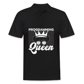 Programmierer Coder Software Entwickler - Männer Poloshirt - Schwarz - Vorne - Kai (181cm)