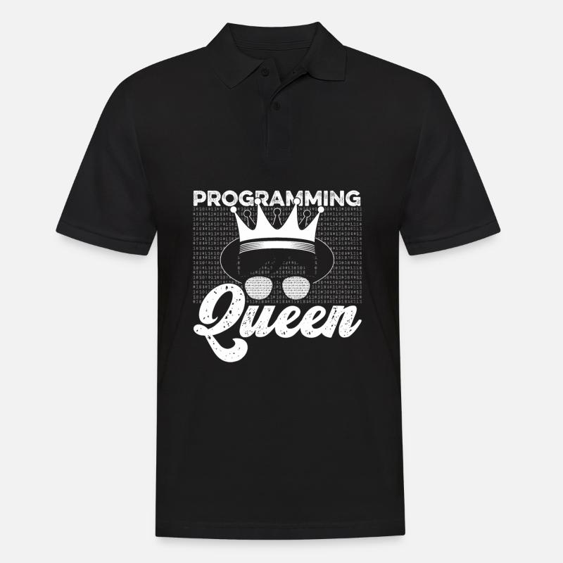 Programmer Coder Software Developer - Men's Polo Shirt - black