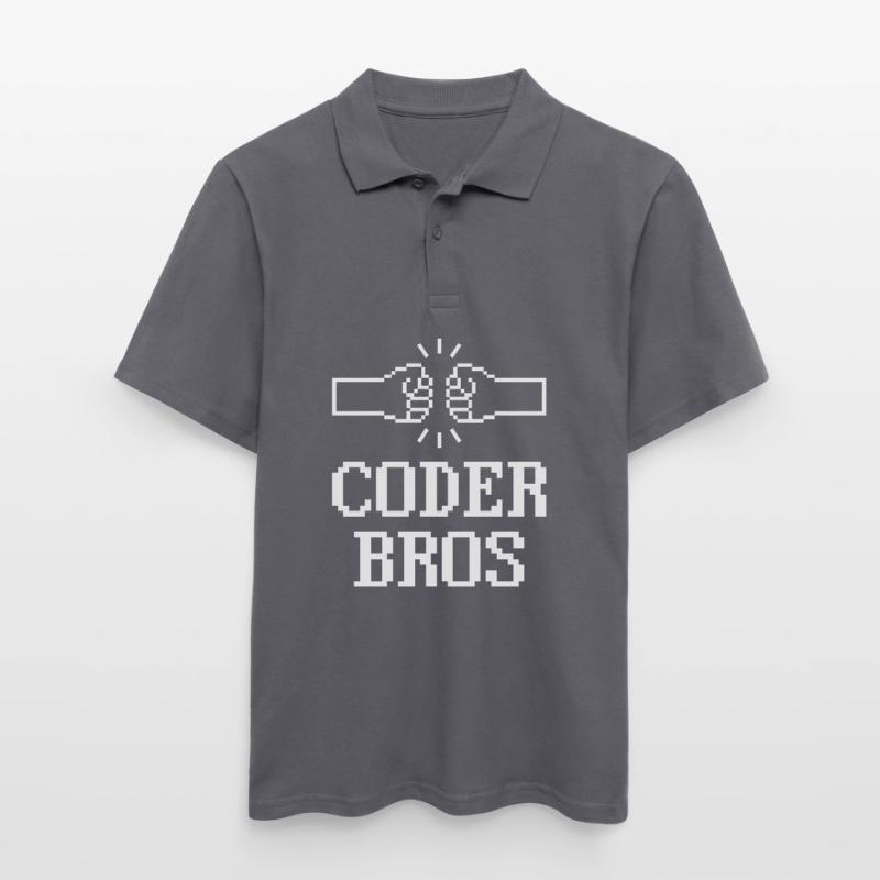 Programmierer Coder Software Entwickler Männer Poloshirt