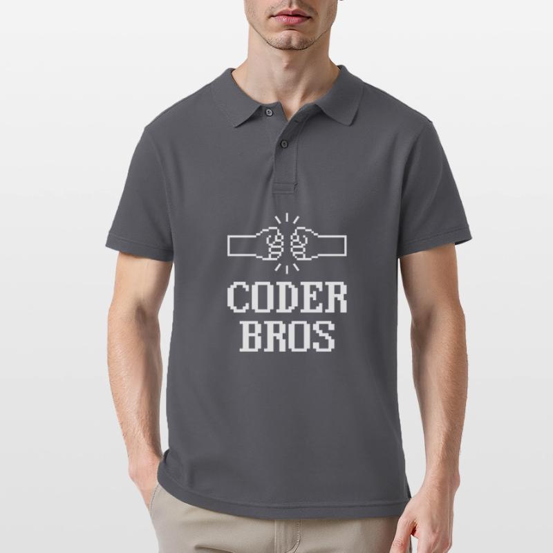 Programmierer Coder Software Entwickler Männer Poloshirt