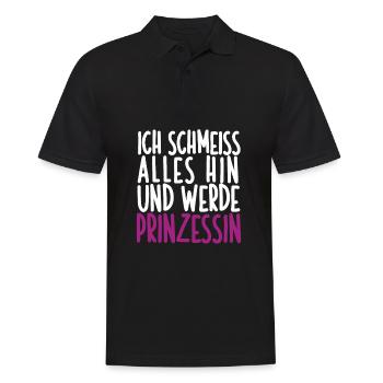 Sarkusmus Spruch Schwarzer Humor Lustiges Ironie - Männer Poloshirt - Schwarz - Vorne - Kai (181cm)