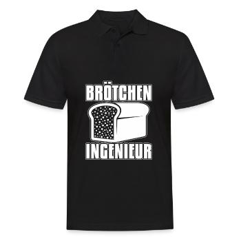 Bäcker Backen Konditor - Männer Poloshirt - Schwarz - Vorne - Kai (181cm)