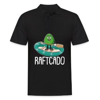 Rafting Wildwasser Kanu Kajak - Männer Poloshirt - Schwarz - Vorne - Kai (181cm)