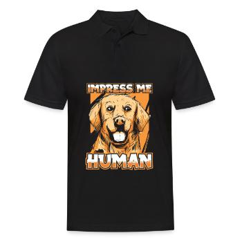 Golden retriever - Polo Homme - noir - Devant - Kai (181cm)