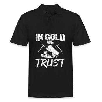 Gold Mining Gold Mine - Men's Polo Shirt - black - Front - Kai (181cm)