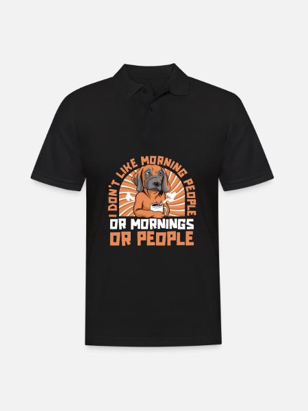 Great Dane Dog - Men's Polo Shirt - black