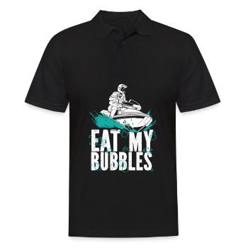Jetski Jet Ski Motorschlitten - Männer Poloshirt - Schwarz - Vorne - Kai (181cm)