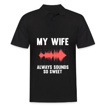 Tontechniker Sound Audio Engineer - Männer Poloshirt - Schwarz - Vorne - Kai (181cm)