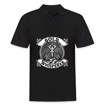 Goldbergbau Goldmine - Männer Poloshirt - Schwarz - Vorne - Kai (181cm)