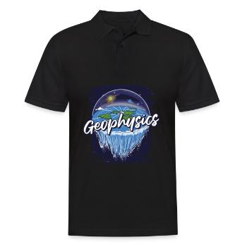 Physik Physiker - Männer Poloshirt - Schwarz - Vorne - Kai (181cm)