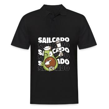 Seglen Segelboot Segler - Männer Poloshirt - Schwarz - Vorne - Kai (181cm)