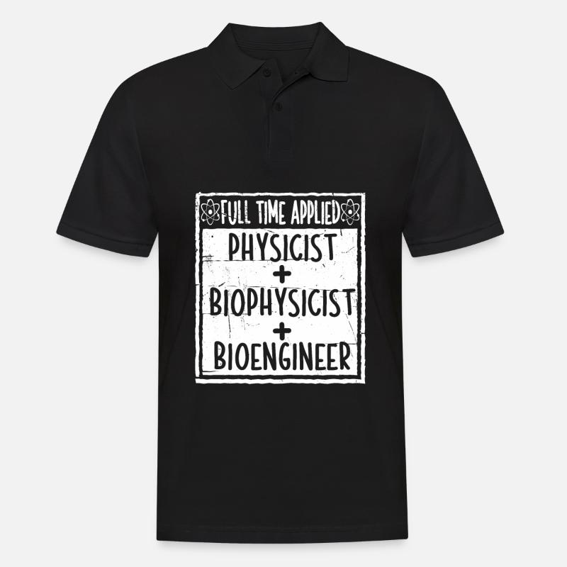 Physicien physicien - Polo Homme - noir