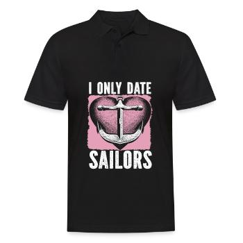 Voilier Voilier Sailor - Polo Homme - noir - Devant - Kai (181cm)