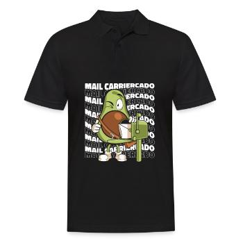 Postman Letter Courier Postman - Men's Polo Shirt - black - Front - Kai (181cm)