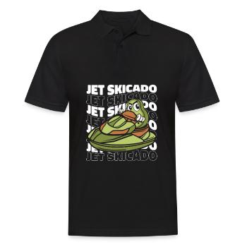 Jetski Jet Ski Motorschlitten - Männer Poloshirt - Schwarz - Vorne - Kai (181cm)