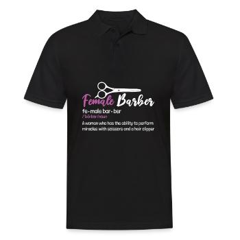 Coiffeur Coiffeur Coiffure Coiffure Coiffure Coiffure - Polo Homme - noir - Devant - Kai (181cm)