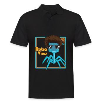Biologiste scientifique en biologie - Polo Homme - noir - Devant - Kai (181cm)