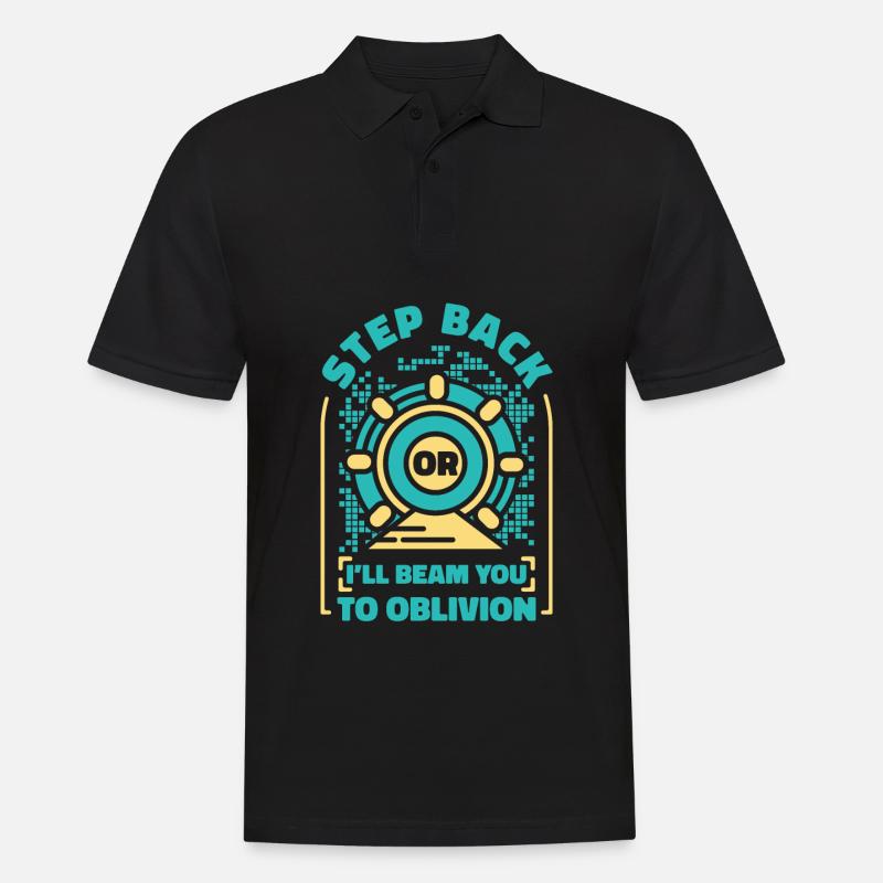 Physik Physiker - Männer Poloshirt - Schwarz