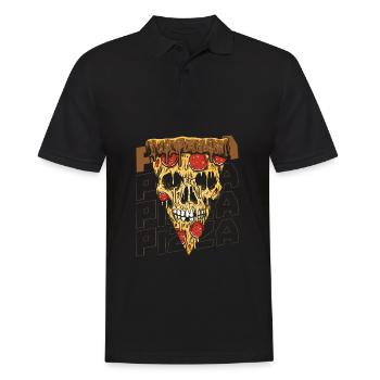Pizza - Polo Homme - noir - Devant - Kai (181cm)