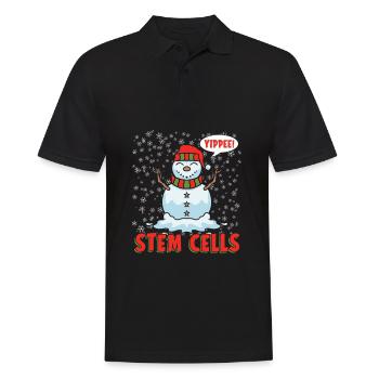 Biologiste scientifique en biologie - Polo Homme - noir - Devant - Kai (181cm)