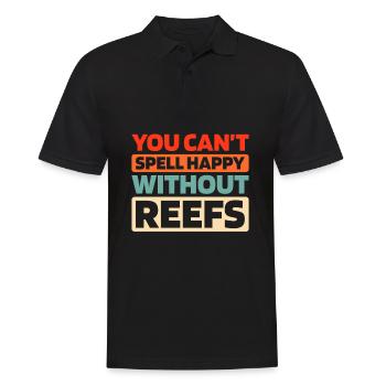 Diving Divers - Men's Polo Shirt - black - Front - Kai (181cm)