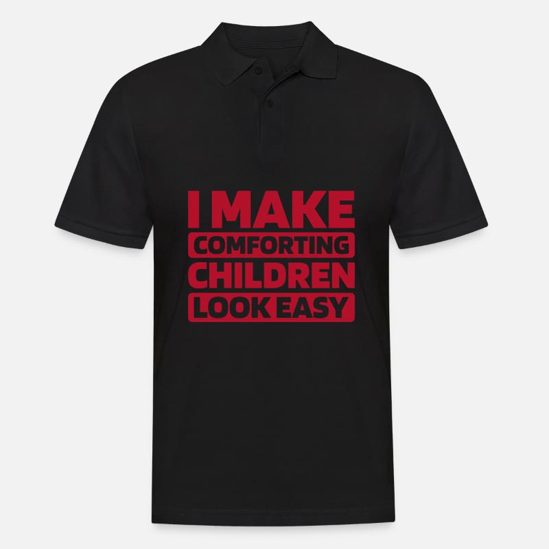 Kinderkrankenschwester - Männer Poloshirt - Schwarz