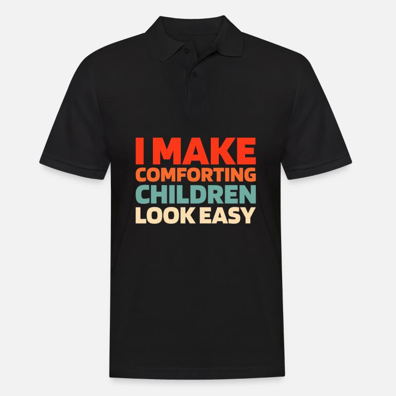 Kinderkrankenschwester - Männer Poloshirt - Schwarz