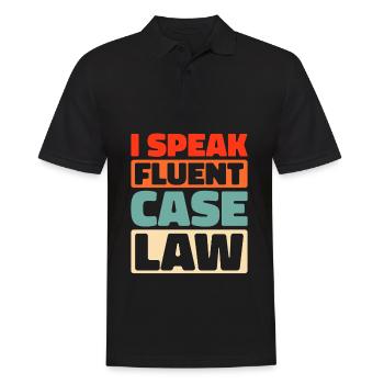 Lawyer - Men's Polo Shirt - black - Front - Kai (181cm)