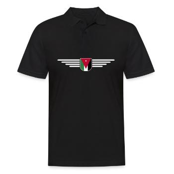 Jordan Amman Fan Outfit T-Shirt Design Gift - Men's Polo Shirt - black - Front - Kai (181cm)