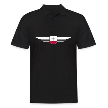 T-shirt Malte – Pour les fans de l’île - Polo Homme - noir - Devant - Kai (181cm)