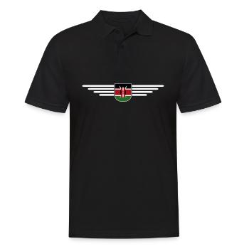 Le design de Nairobi pour les amoureux du Kenya - Polo Homme - noir - Devant - Kai (181cm)