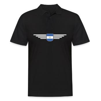 Nicaragua T-Shirt Design - Männer Poloshirt - Schwarz - Vorne - Kai (181cm)