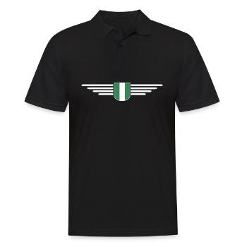 Nigeria Design – Montrez votre amour pour le pays - Polo Homme - noir - Devant - Kai (181cm)