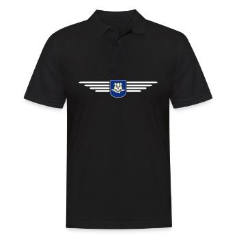 Connecticut Fan T-Shirt – Style & Coast - Men's Polo Shirt - black - Front - Kai (181cm)